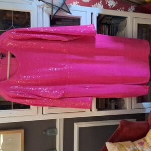 NWT pink sequin dress